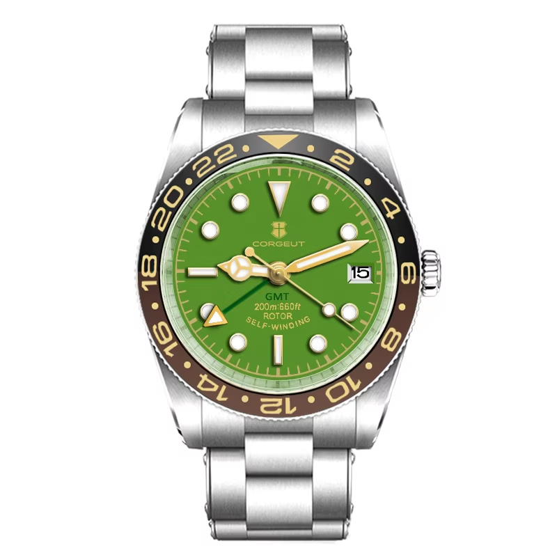 Corgeut 6003 NH35 Movement Sapphire Mirror 200m waterproof