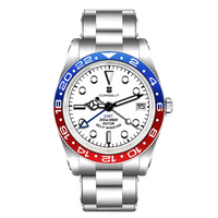 Corgeut 6003 NH35 Movement Sapphire Mirror 200m waterproof