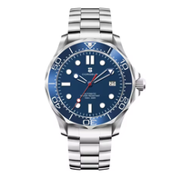 Corgeut 6008 NH35 Movement Sapphire Mirror 100m waterproof