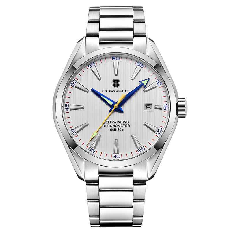 Corgeut 6010 NH35 Movement Sapphire Mirror 100m waterproof