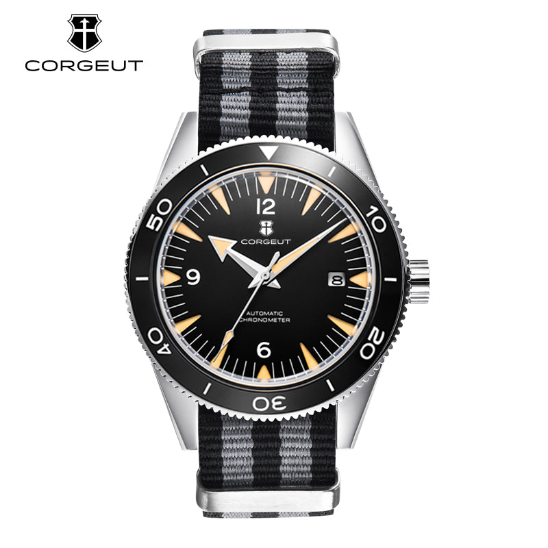 Corgeut 6013 NH35 Movement Sapphire Mirror 100m waterproof