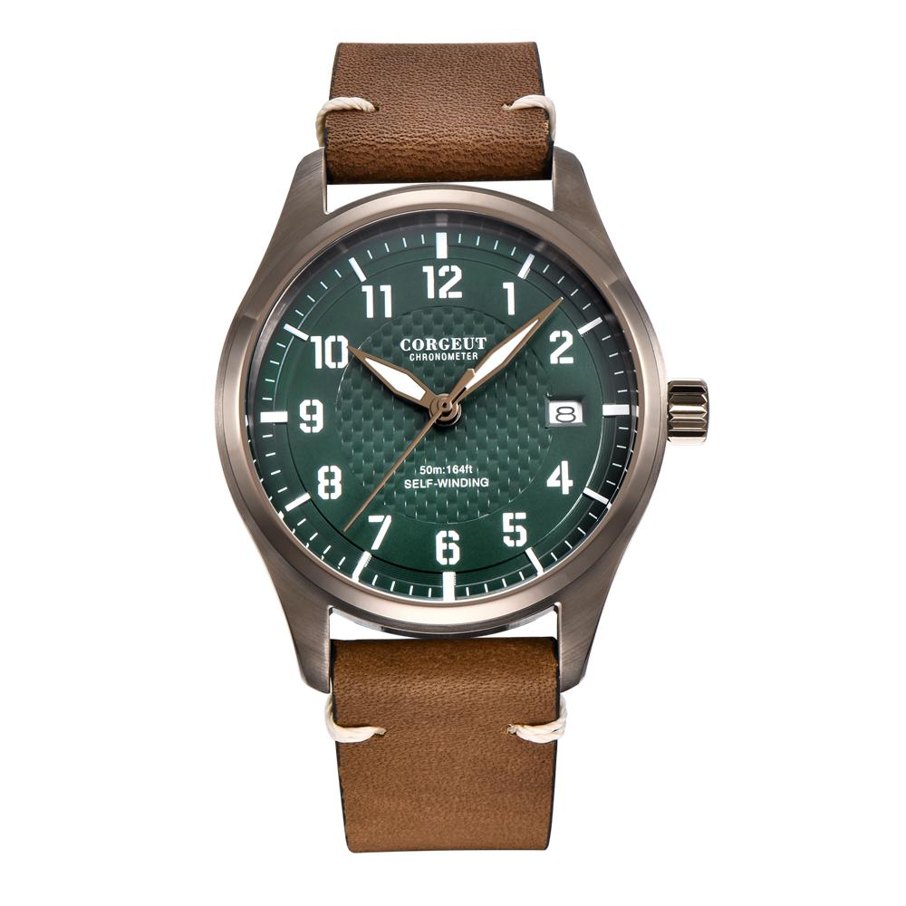 Corgeut 6015A NH35 Movement Sapphire Mirror 100m waterproof