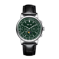 Corgeut 6016 Seagull Movement Sapphire Mirror 30m waterproof