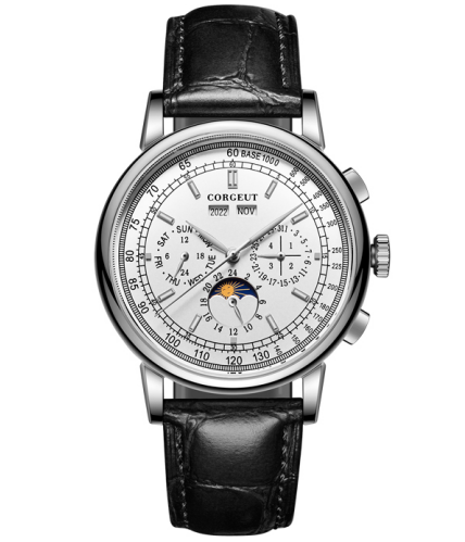 Corgeut 6016 Seagull Movement Sapphire Mirror 30m waterproof