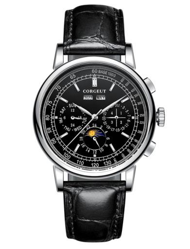 Corgeut 6016 Seagull Movement Sapphire Mirror 30m waterproof