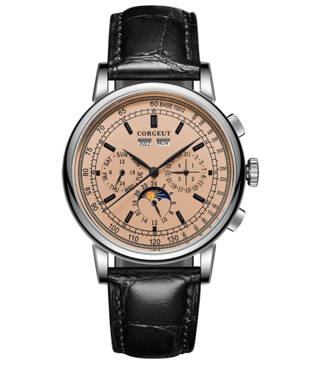 Corgeut 6016 Seagull Movement Sapphire Mirror 30m waterproof