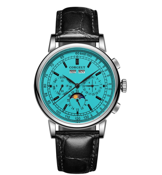 Corgeut 6016 Seagull Movement Sapphire Mirror 30m waterproof