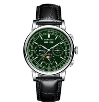 Corgeut 6016 Seagull Movement Sapphire Mirror 30m waterproof