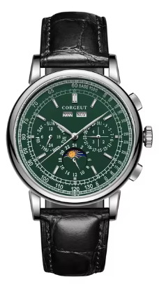 Corgeut 6016 Seagull Movement Sapphire Mirror 30m waterproof