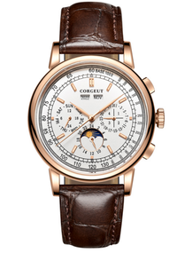 Corgeut 6016 Seagull Movement Sapphire Mirror 30m waterproof