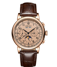 Corgeut 6016 Seagull Movement Sapphire Mirror 30m waterproof