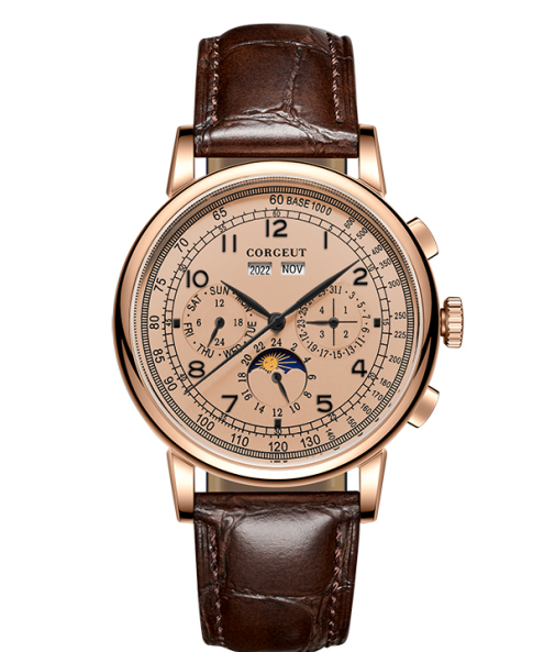 Corgeut 6016 Seagull Movement Sapphire Mirror 30m waterproof