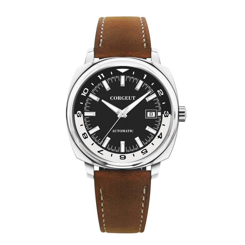 Corgeut 6018 NH35 Movement Sapphire Mirror 100m waterproof