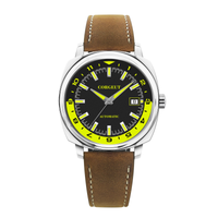 Corgeut 6018 NH35 Movement Sapphire Mirror 100m waterproof