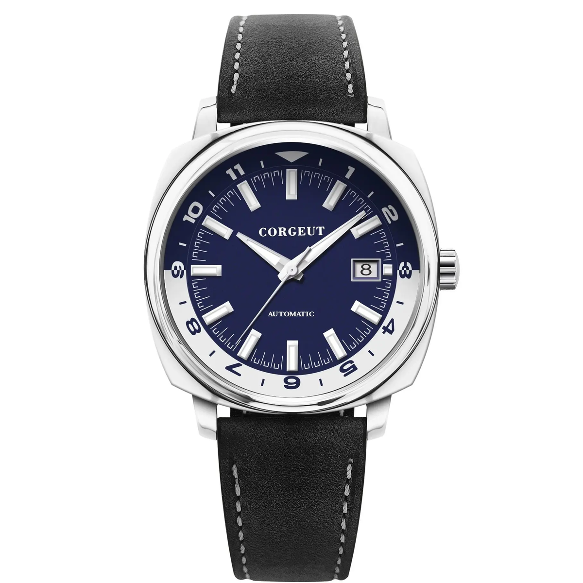 Corgeut 6018 NH35 Movement Sapphire Mirror 100m waterproof