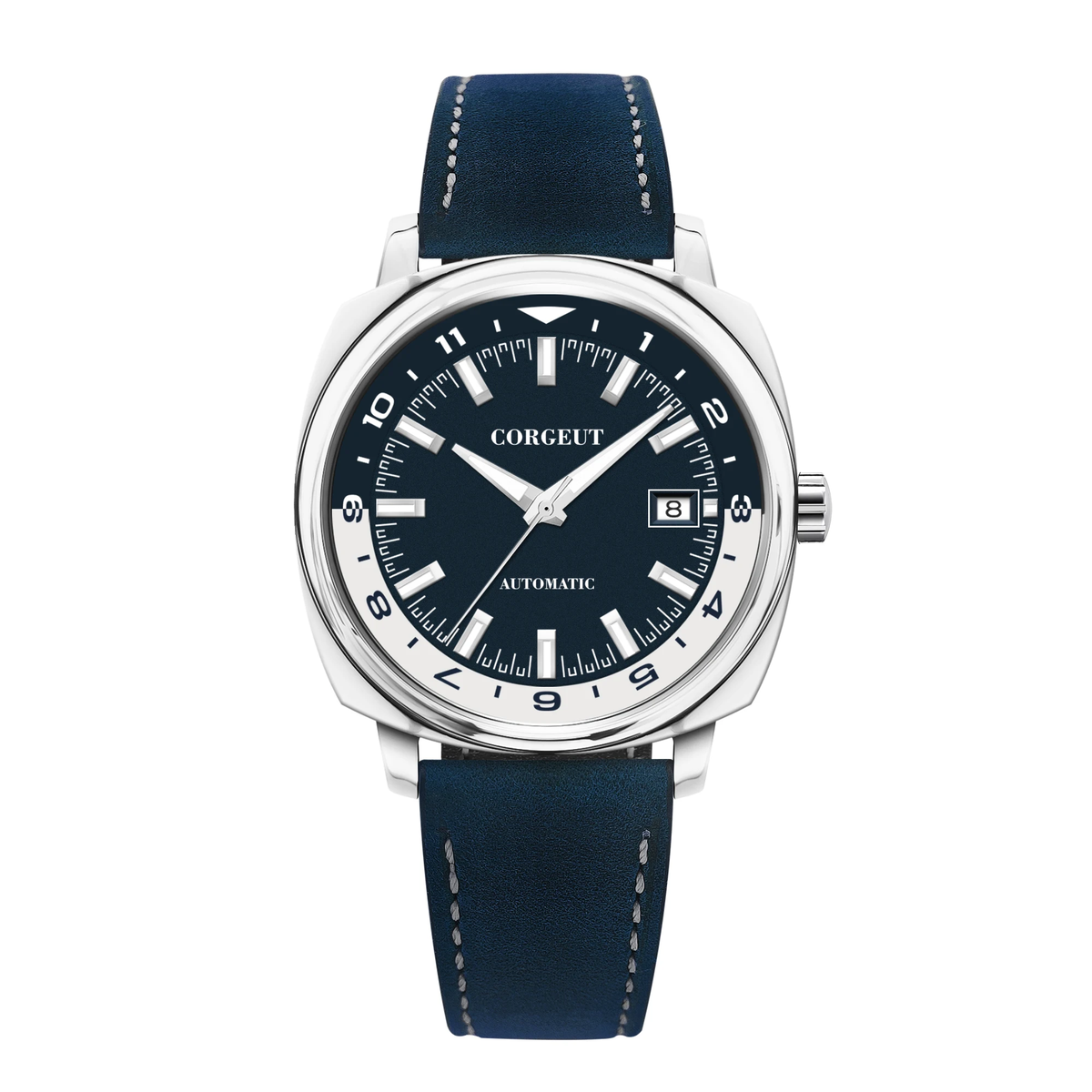 Corgeut 6018 NH35 Movement Sapphire Mirror 100m waterproof