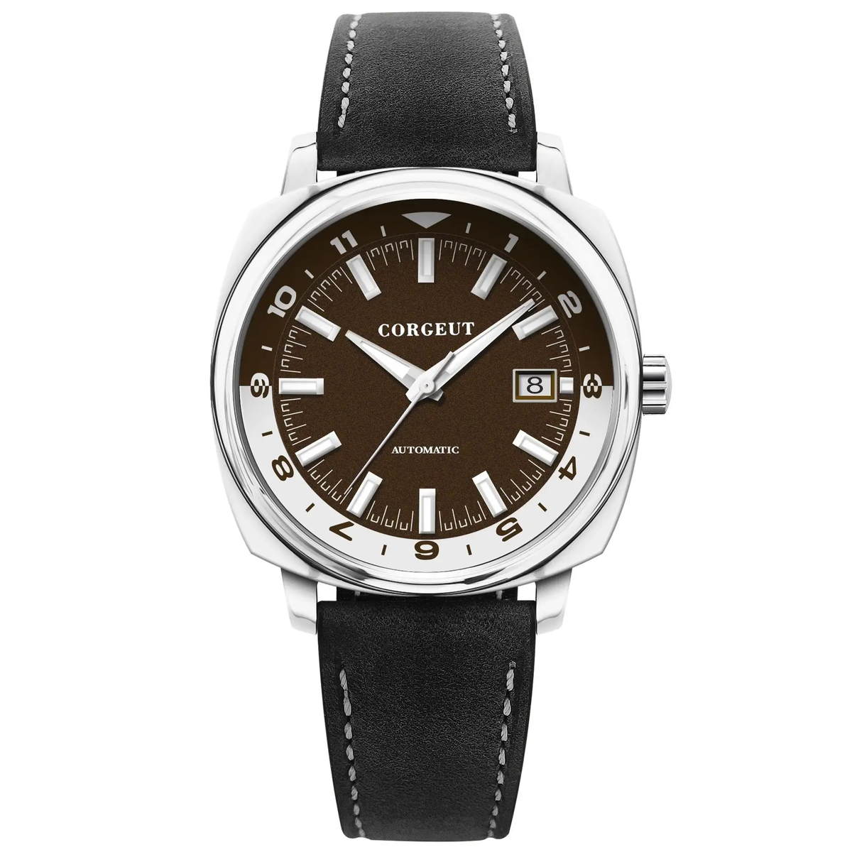 Corgeut 6018 NH35 Movement Sapphire Mirror 100m waterproof