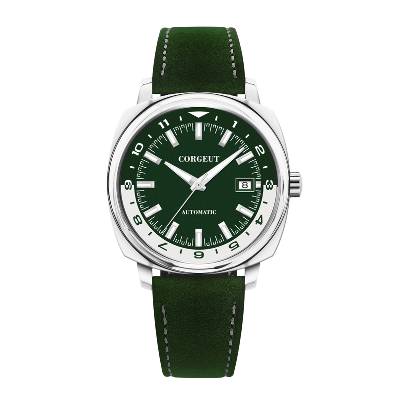 Corgeut 6018 NH35 Movement Sapphire Mirror 100m waterproof