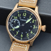 Corgeut 6023 ST3600 Movement Sapphire Mirror 30m waterproof