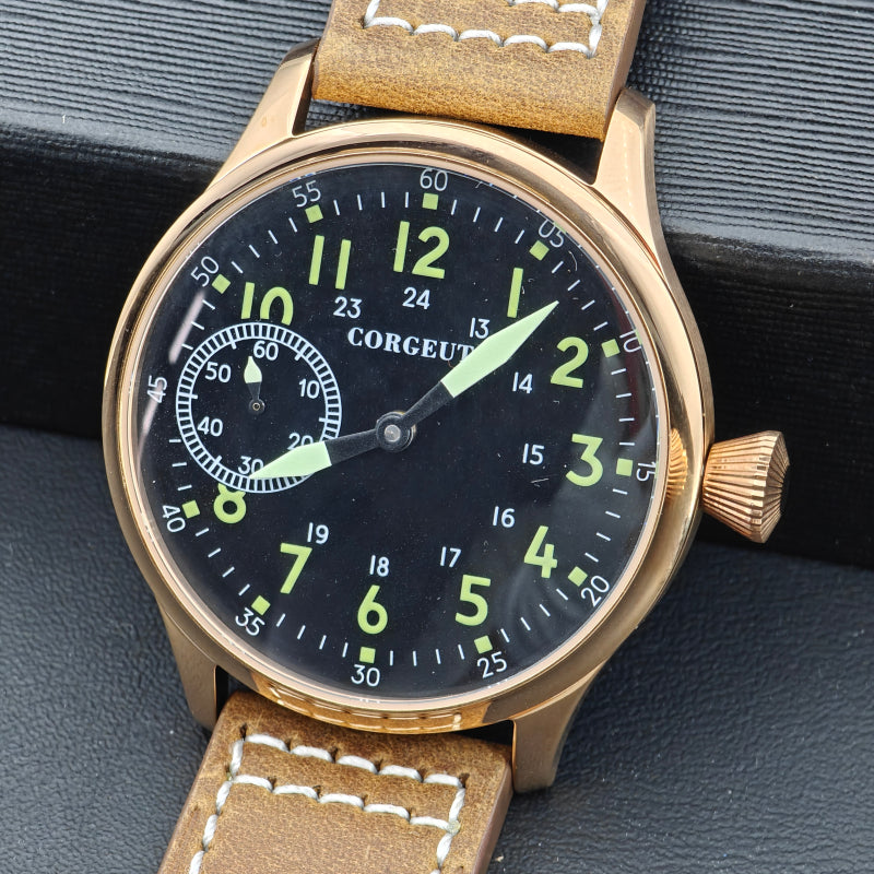 Corgeut 6023 ST3600 Movement Sapphire Mirror 30m waterproof