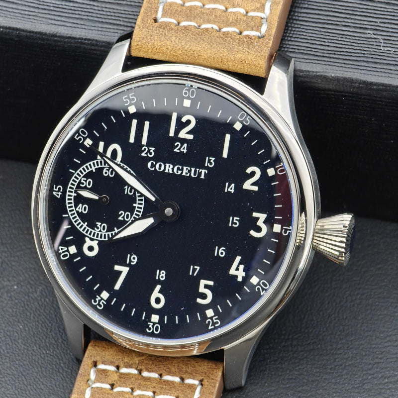 Corgeut 6023 ST3600 Movement Sapphire Mirror 30m waterproof