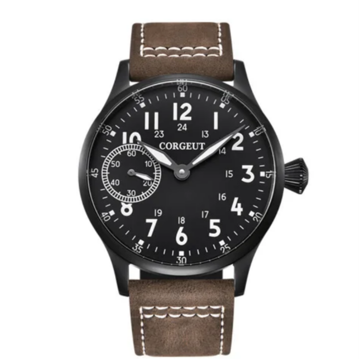 Corgeut 6023 ST3600 Movement Sapphire Mirror 30m waterproof