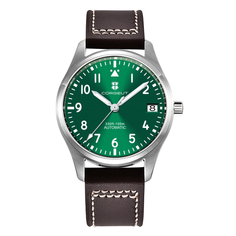 Corgeut 6026 NH35 Movement Sapphire Mirror 100m waterproof