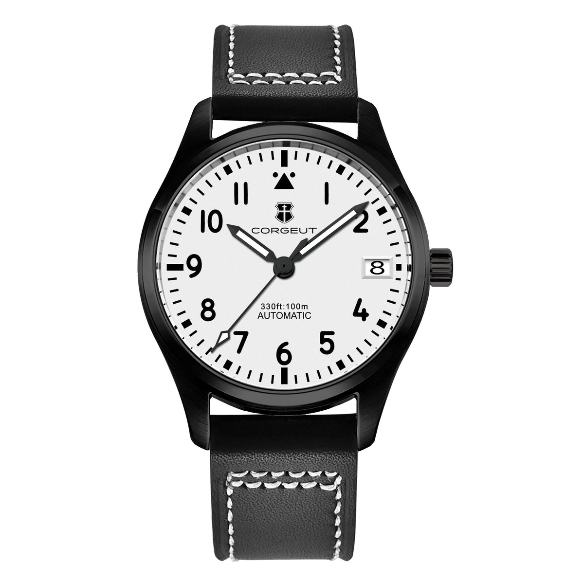 Corgeut 6026 NH35 Movement Sapphire Mirror 100m waterproof