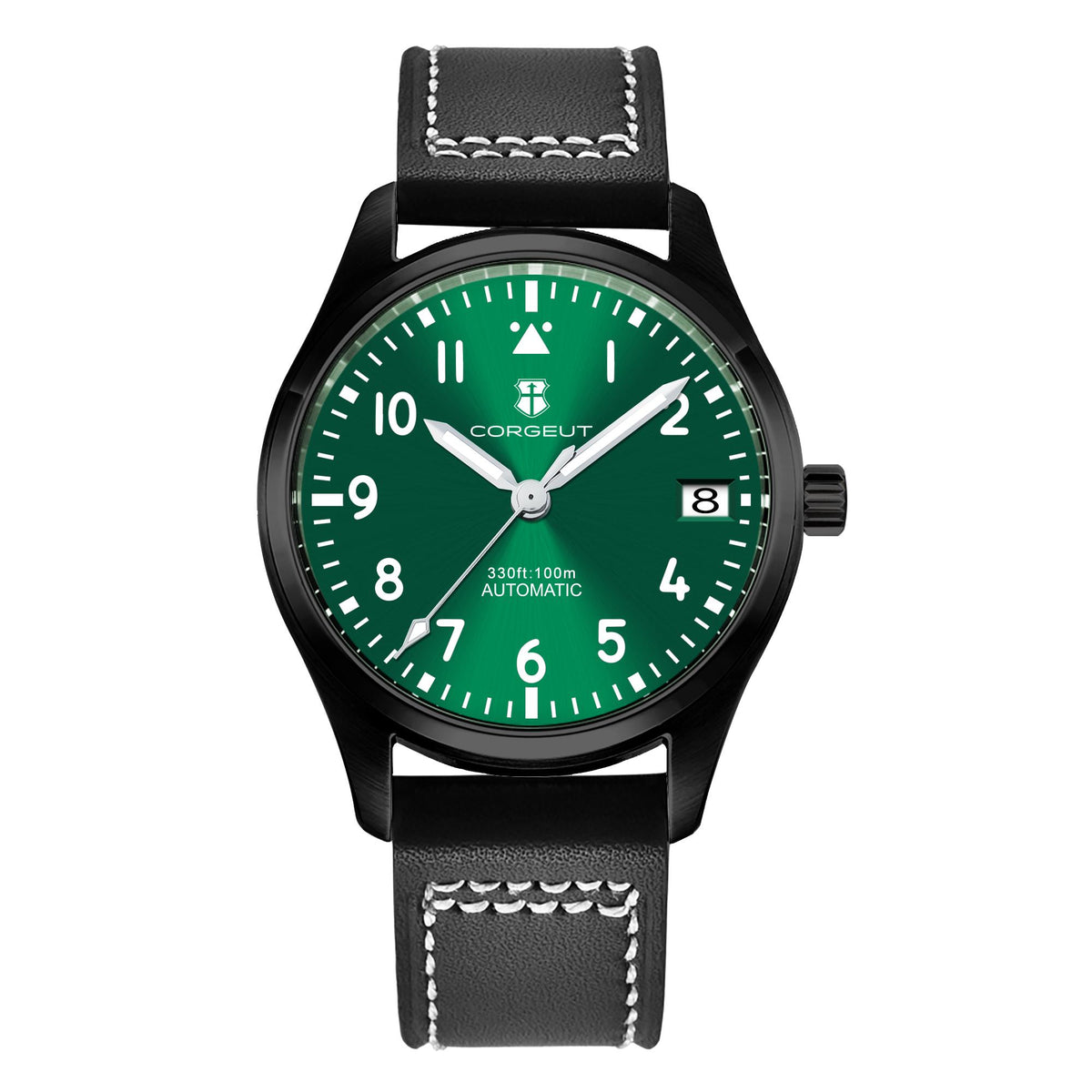 Corgeut 6026 NH35 Movement Sapphire Mirror 100m waterproof
