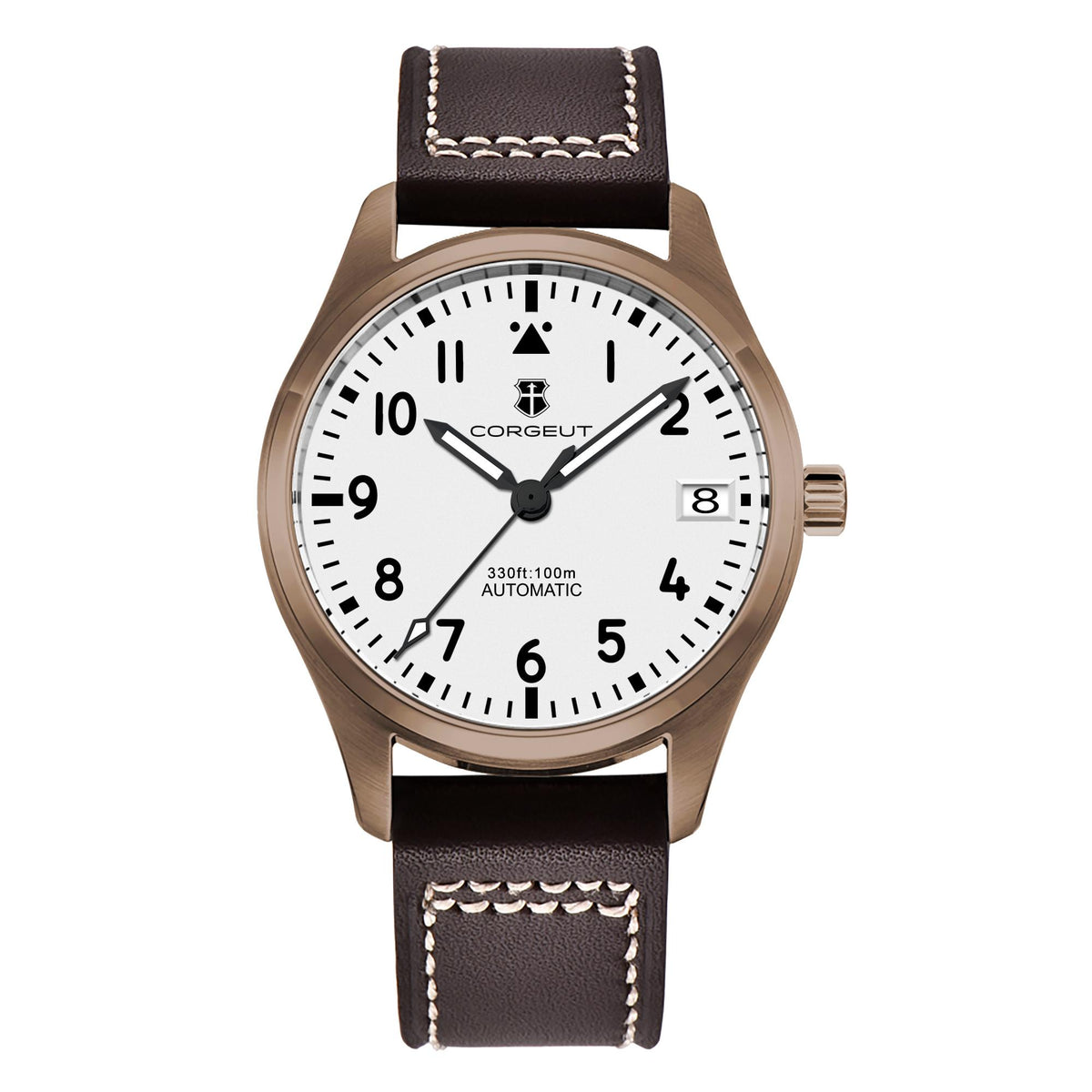 Corgeut 6026 NH35 Movement Sapphire Mirror 100m waterproof