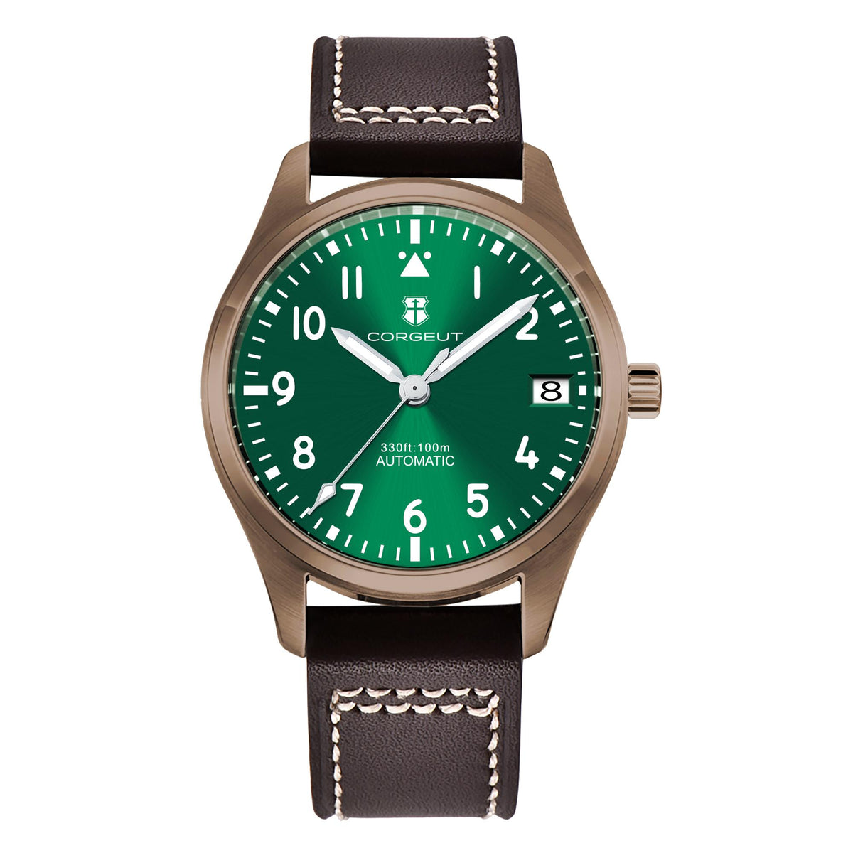 Corgeut 6026 NH35 Movement Sapphire Mirror 100m waterproof