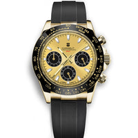 Corgeut 9002 VK63 Movement Sapphire Mirror 30m waterproof