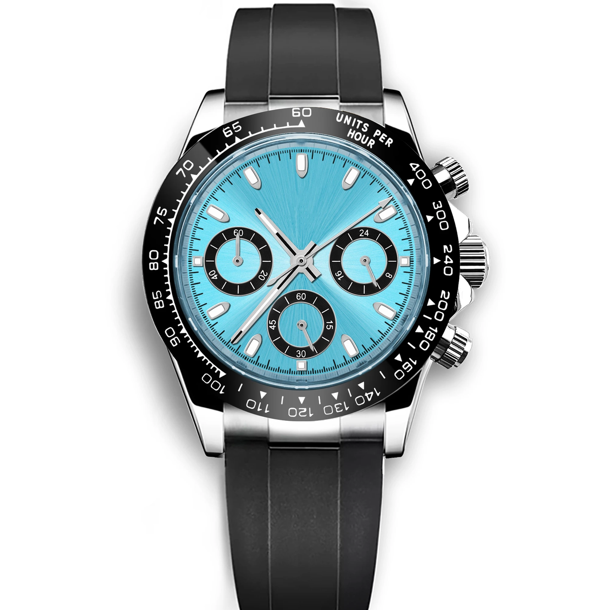 Corgeut 9002 VK63 Movement Sapphire Mirror 30m waterproof