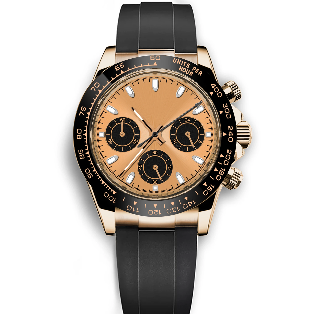 Corgeut 9002 VK63 Movement Sapphire Mirror 30m waterproof