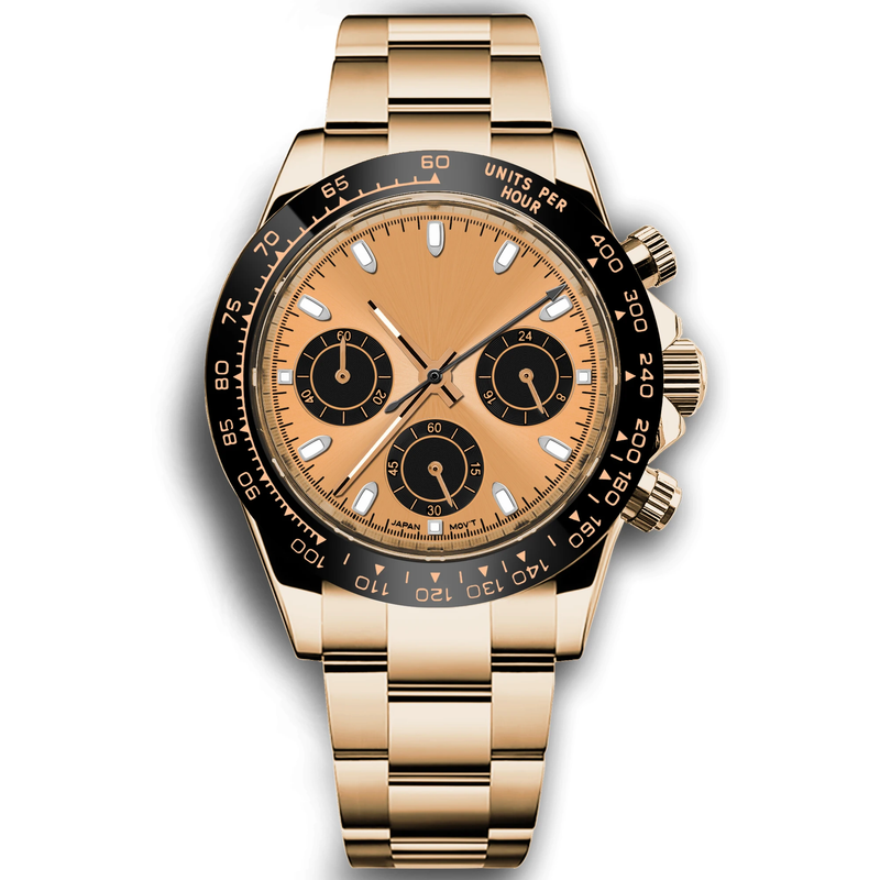 Corgeut 9002 VK63 Movement Sapphire Mirror 30m waterproof