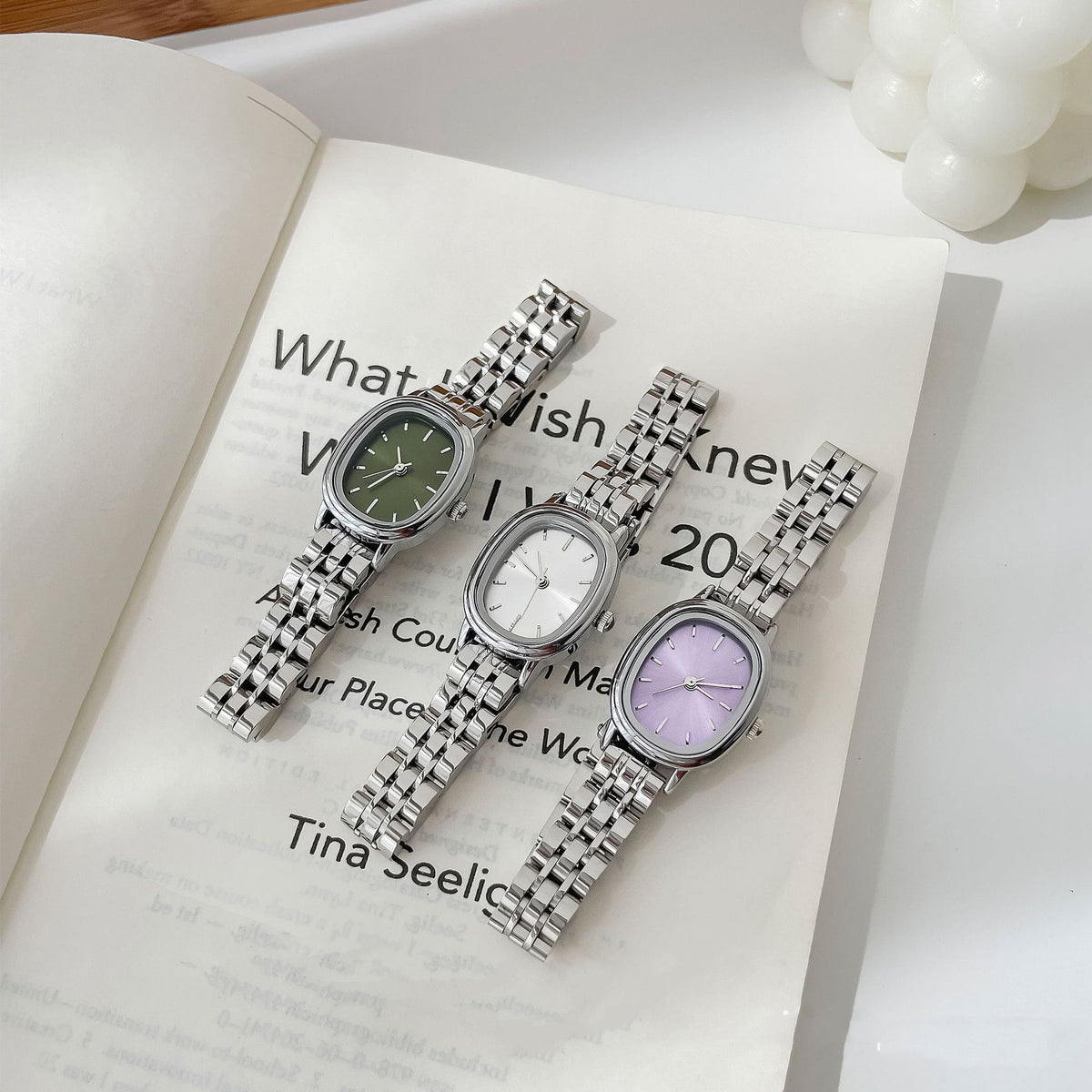 MSTIANQ 1120 Women's Oval Quartz Wrist Watch