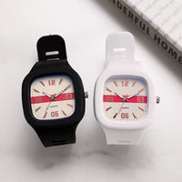 Omniwatches 7726 Square Couple Quartz Watch