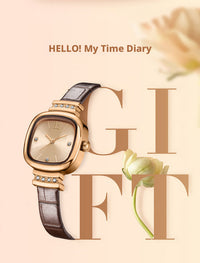 MSTIANQ 1110 Women's retro Square Quartz Watch