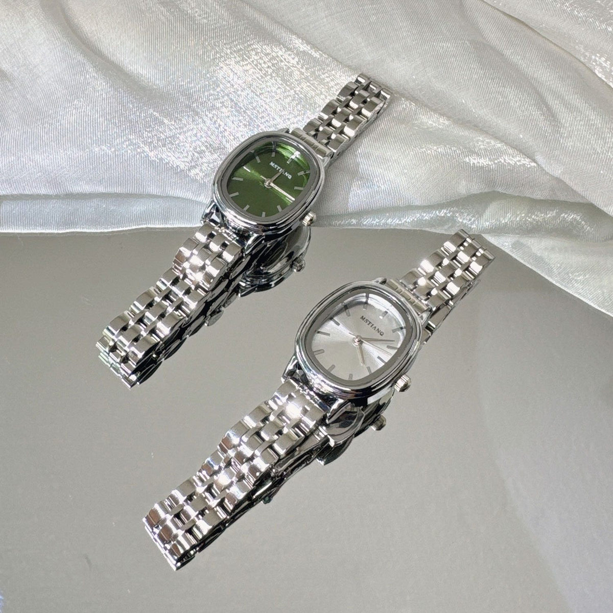 MSTIANQ 1120 Women's Oval Quartz Wrist Watch