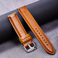 Oil wax leather genuine leather watch strap