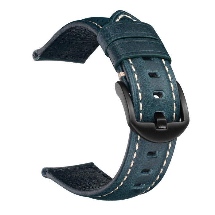 Oil Leather Top Grain Cowhide Watch Strap