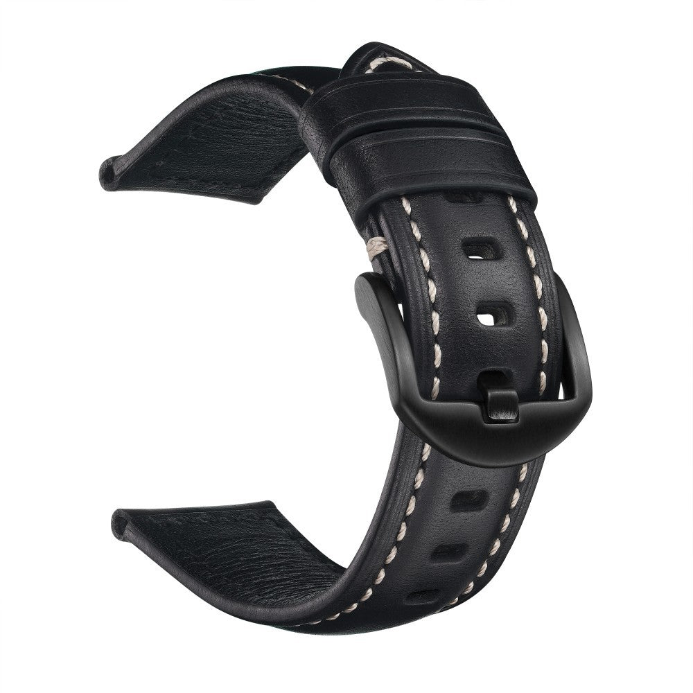 Oil Leather Top Grain Cowhide Watch Strap