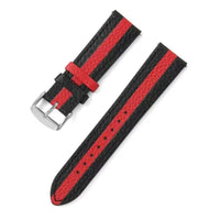 Contrast Color Cowhide Genuine Leather Watch Strap