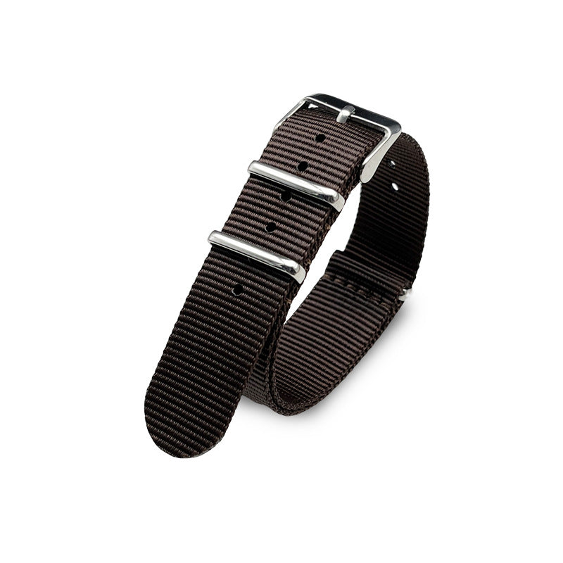 A NATO-style pure nylon watch strap