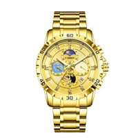 X-GEQCK 5072 Men's Starry Sky Style Electronic Waist Watch