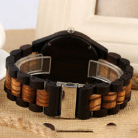 OLIKA 3003 Zebra Wood Men's Watch