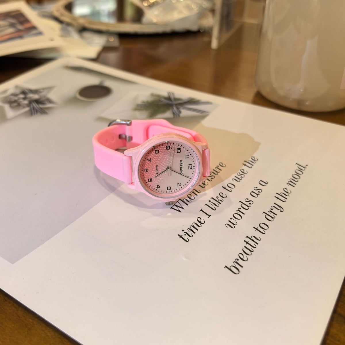 MSTIANQ 1103 Candy Color Women's Quartz Wrist Watch