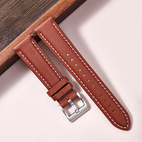 Wholesale Top Layer Calfskin Leather Simple Watch Band  18cmm