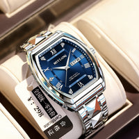 Mstianq 1121 Barrel-Shaped Men's Quartz Watch