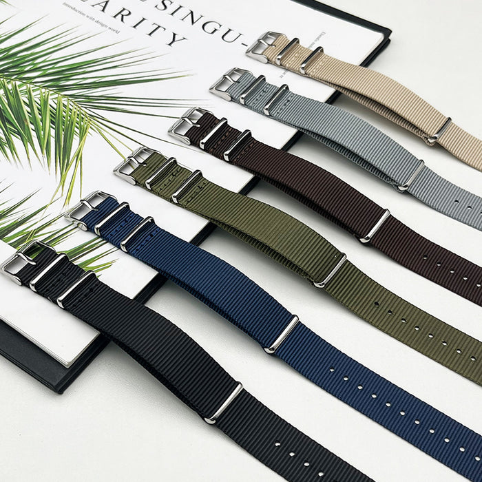 A NATO-style pure nylon watch strap